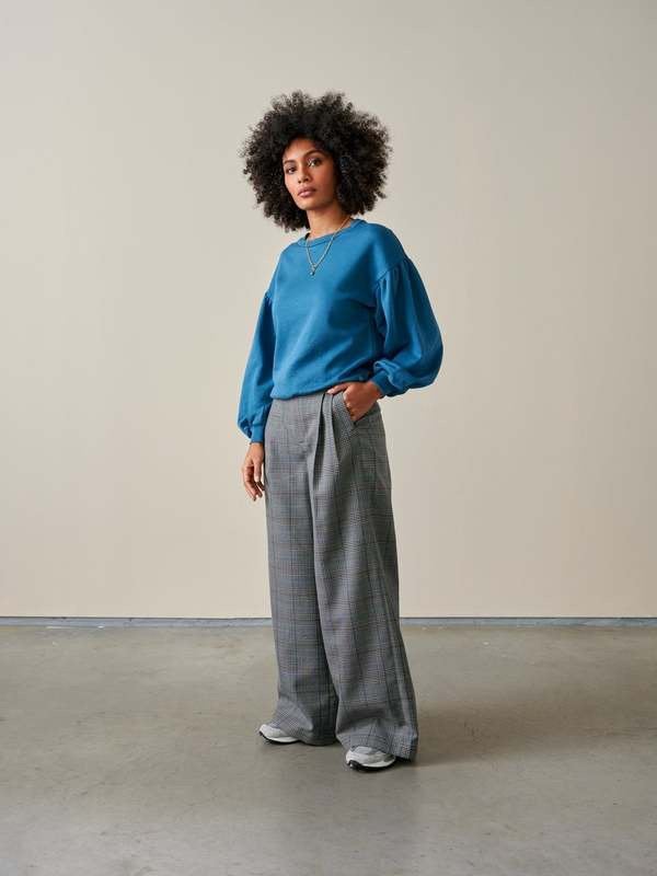 Bellerose prachtige oceaan kleur sweater, wijde mouw, 34/XS, Ophalen of Verzenden, Zo goed als nieuw, Maat 34 (XS) of kleiner
