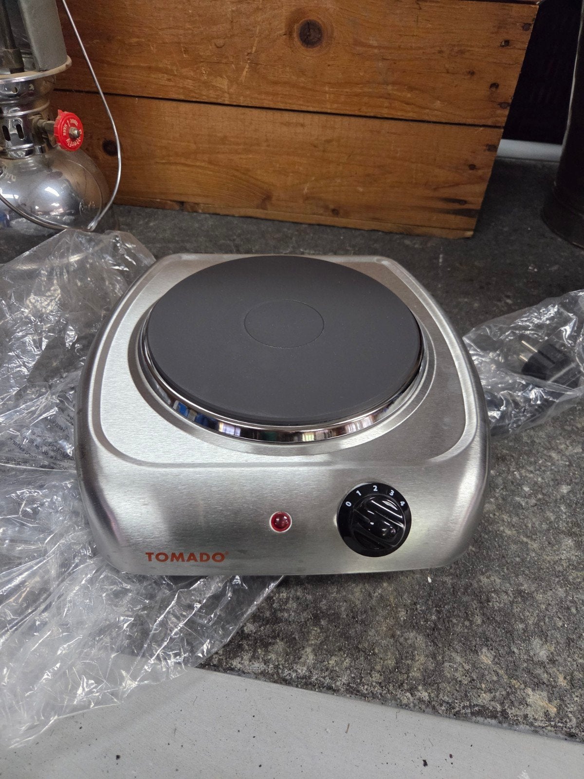 Tomado TM-1286 Elektrische Kookplaat - Nieuw, Witgoed en Apparatuur, Kookplaten, Nieuw, 3 kookzones of minder, Ophalen of Verzenden