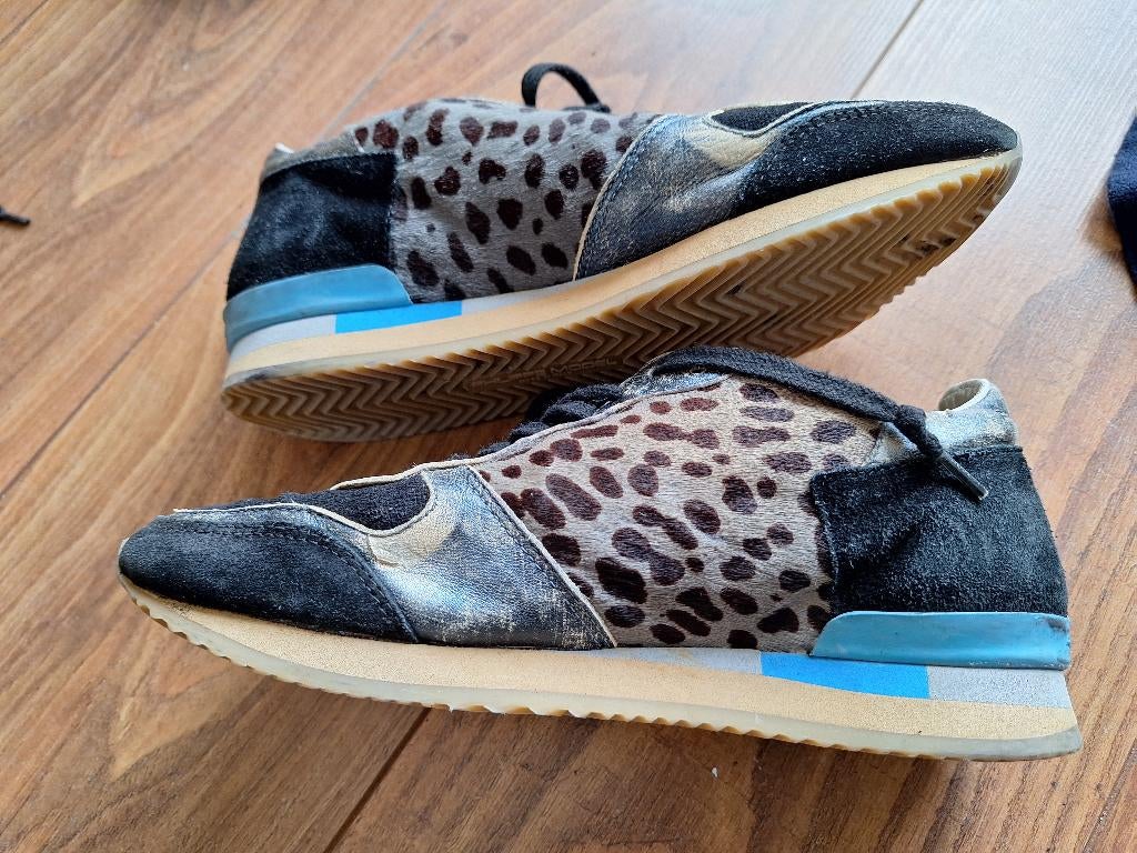 Philippe Model sneakers, Blauw, Ophalen of Verzenden, Sneakers of Gympen, Gedragen