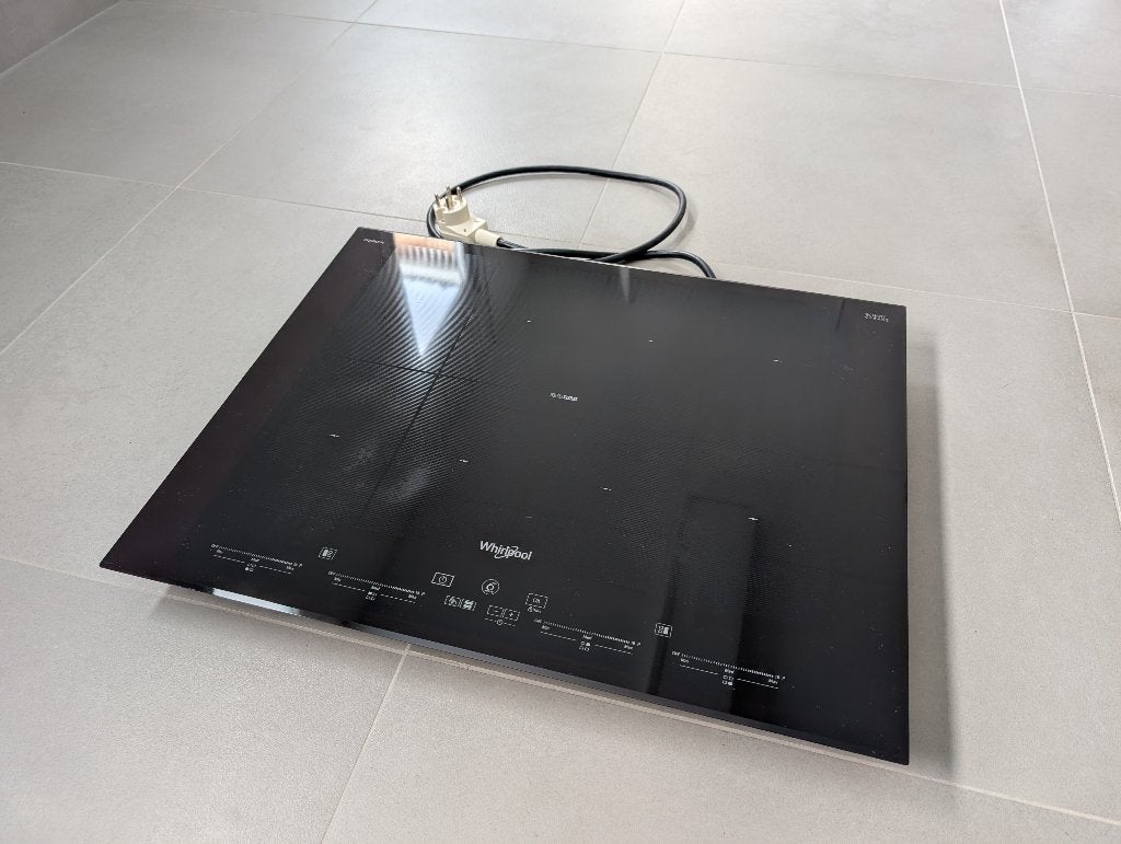 Whirlpool inductie kookplaat 510x650mm, Ophalen, 4 kookzones, Zo goed als nieuw, Inbouw