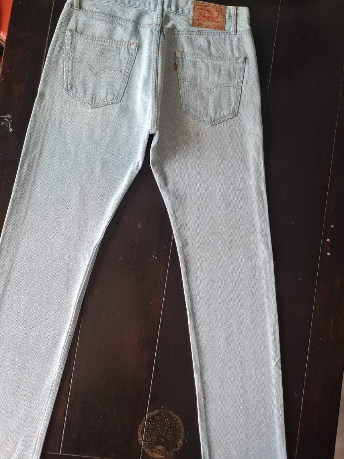 CLASSIC LEVI STRAUSS 501 REGULAR STRAIGHT FIT JEANS 33/36, Blauw, Ophalen of Verzenden, Zo goed als nieuw, W33 - W34 (confectie 48/50)