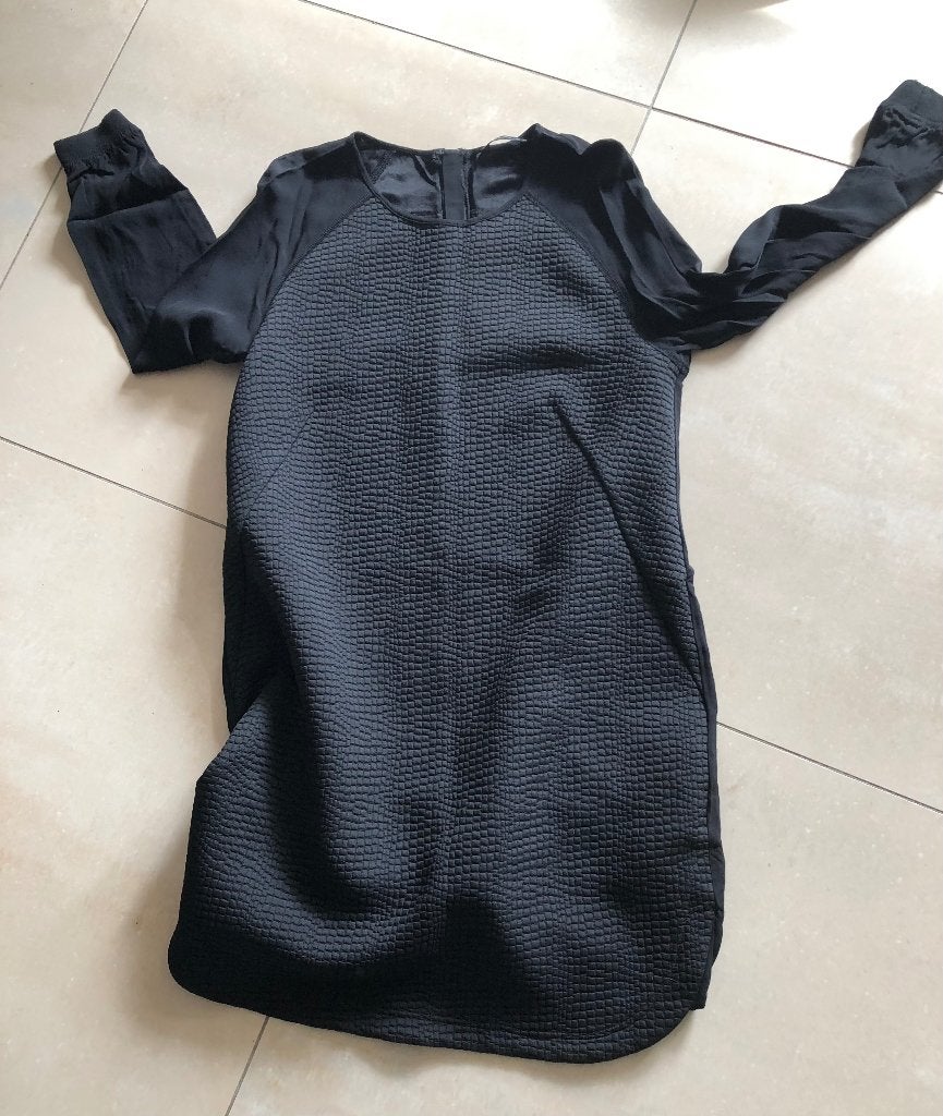 Zwarte jurk maat 38, Maat 38/40 (M), Summum, Zwart, Ophalen of Verzenden