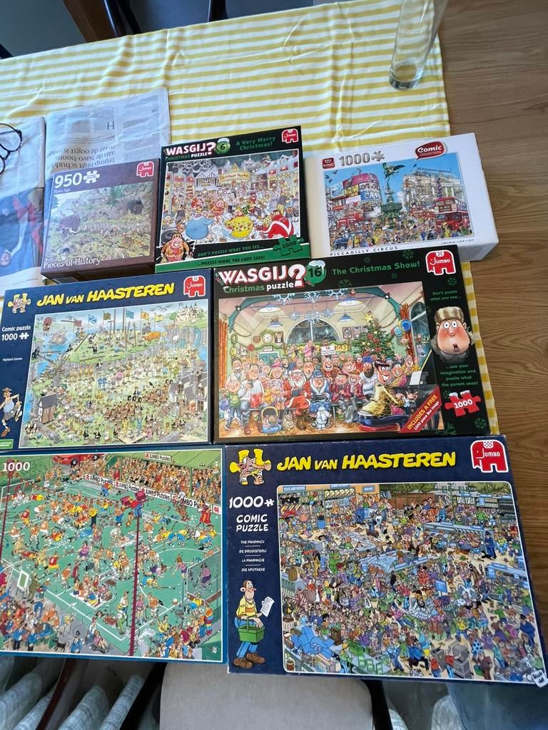 Puzzels, te koop of te ruil, Ophalen of Verzenden, 500 t/m 1500 stukjes, Zo goed als nieuw