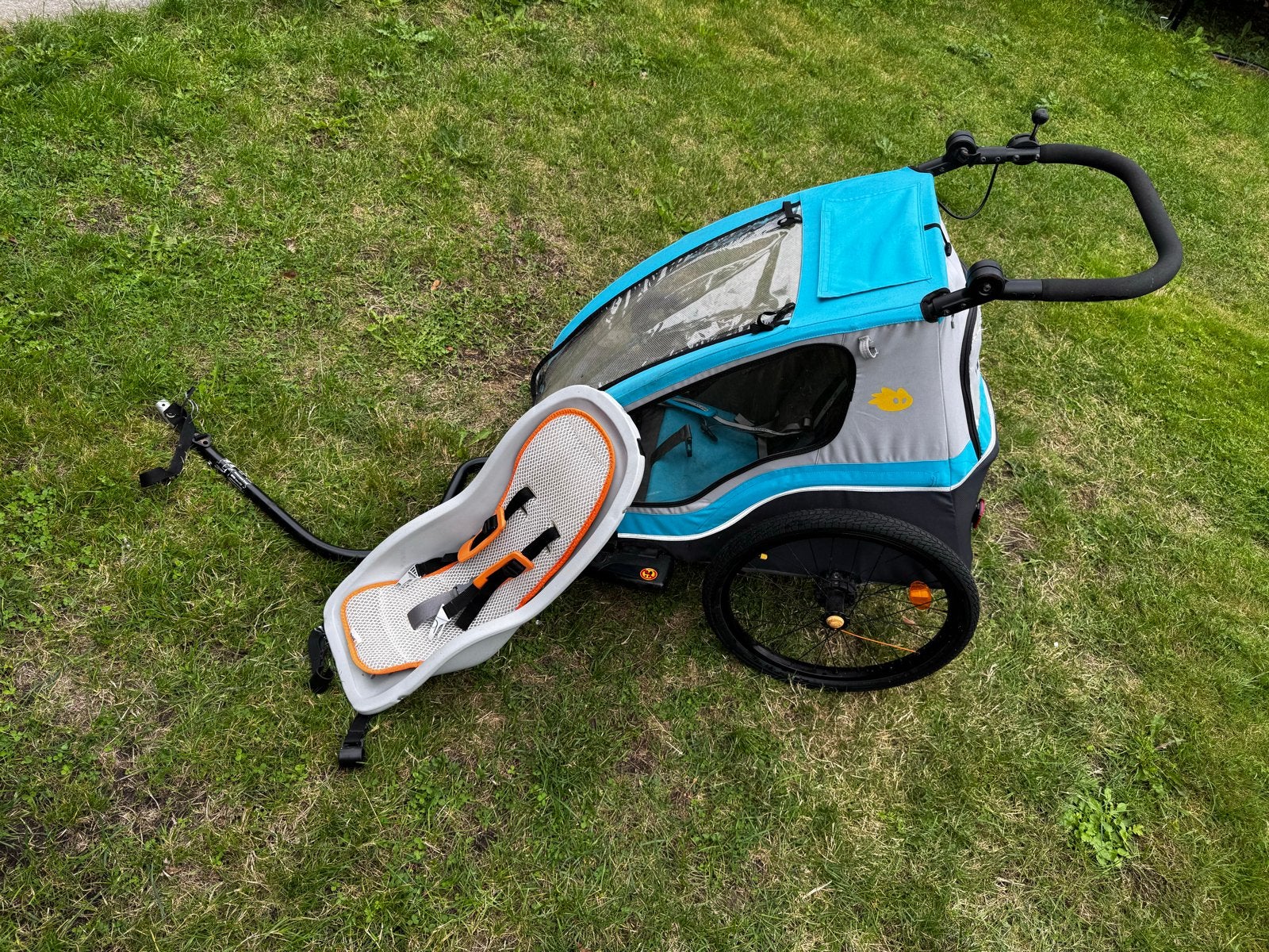 YEPP Fietskar voor baby/peuter, Fietsen en Brommers, Ophalen, Gebruikt, Kinderkar, 20 tot 40 kg