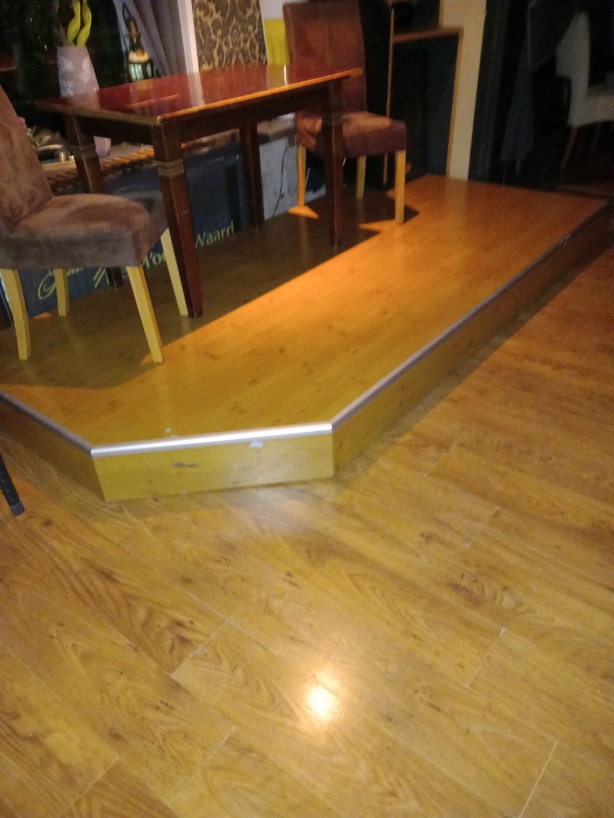 Verhoogd podium/vlonder voor horeca of evenementen, Ophalen of Verzenden, Zwart, Eén