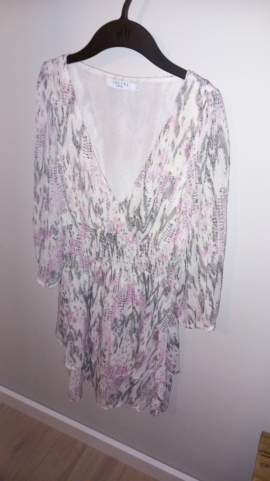 Costes jurkje maat S roze/grijs, Kleding | Dames, Maat 38/40 (M), Ophalen of Verzenden, Zo goed als nieuw, Costes