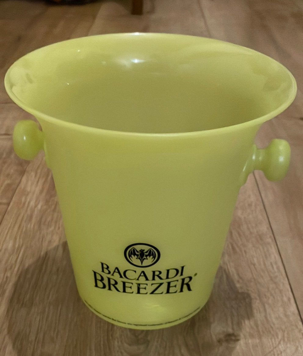 Bacardi Breezer ijsemmer geel icebucket, Ophalen of Verzenden