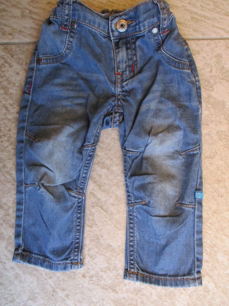 Lief! Lifestyle! lange broek blauw spijkerbroek maat 68, Broekje, Ophalen of Verzenden, Zo goed als nieuw, Lief! Lifestyle