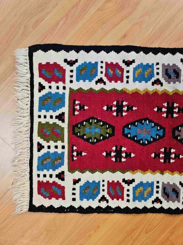 Kelim loper 74/42 cm, Ophalen of Verzenden