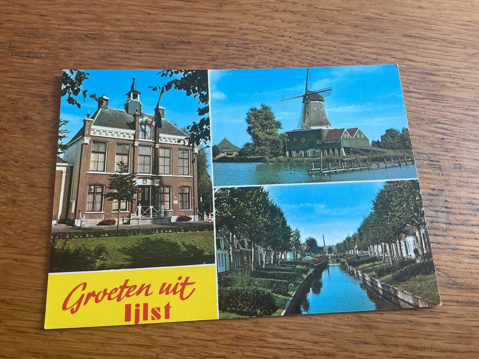 m214 IJlst molen gemeentehuis, Ophalen of Verzenden