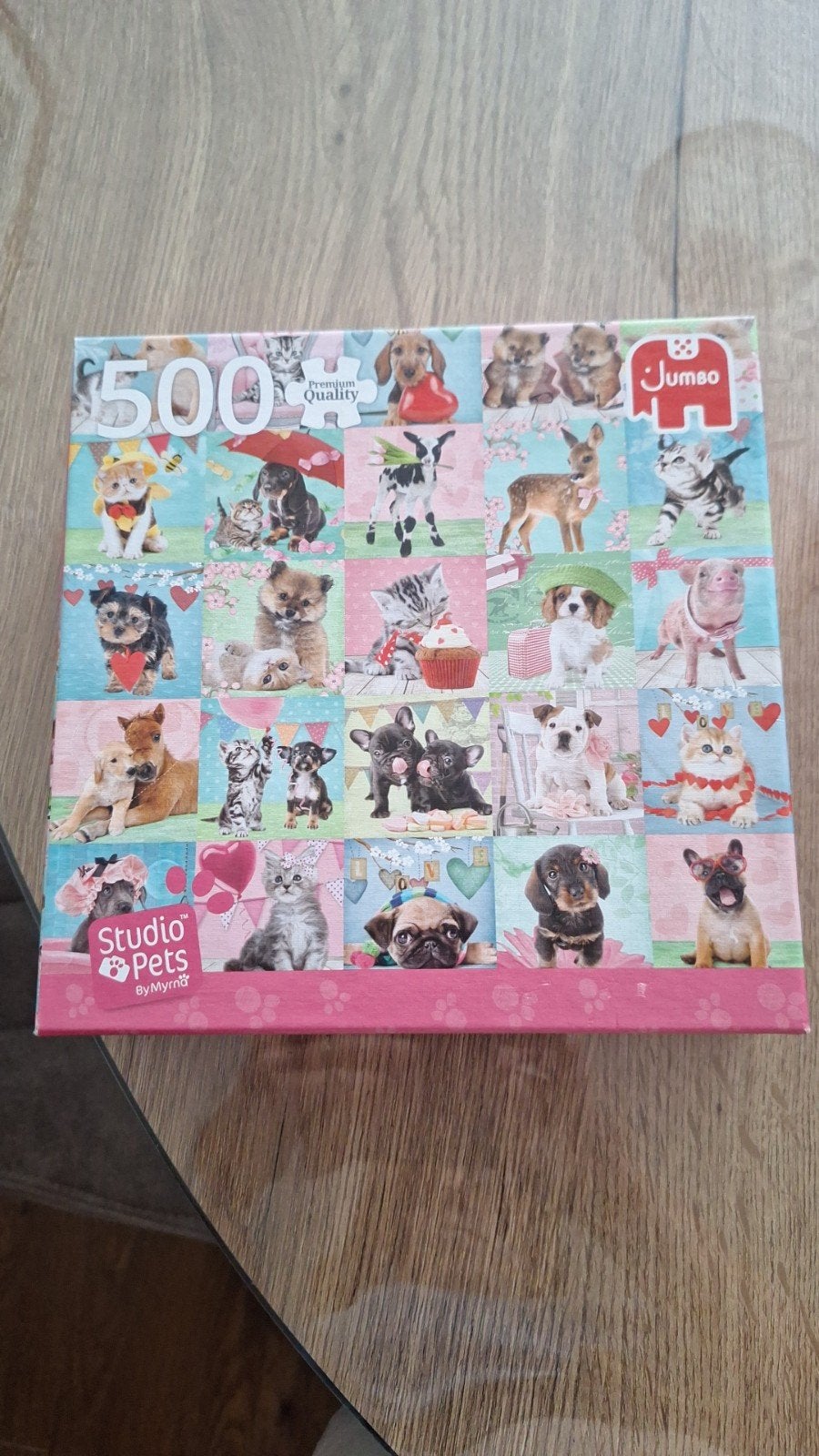 Jumbo puzzel 500 stukjes Studio Pets, Ophalen of Verzenden, Meer dan 50 stukjes, Zo goed als nieuw, 6 jaar of ouder