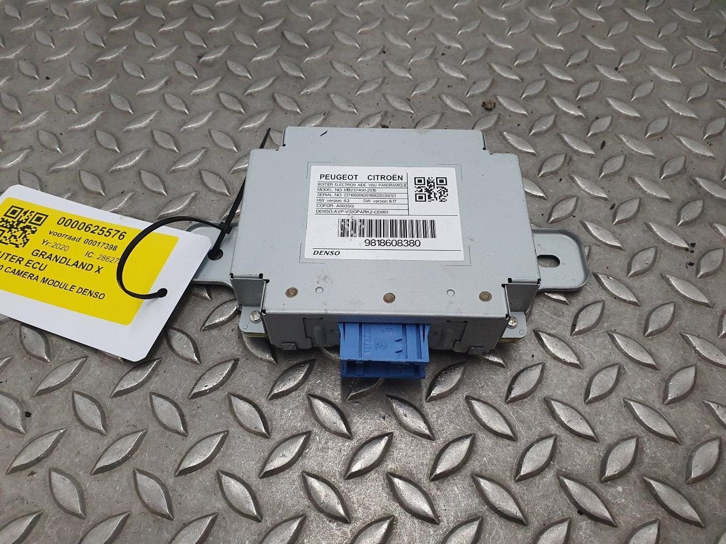 OPEL GRANDLAND X HYBRID4 COMPUTER ECU 2020, Auto-onderdelen, Ophalen of Verzenden, Gebruikt, Stiba lid