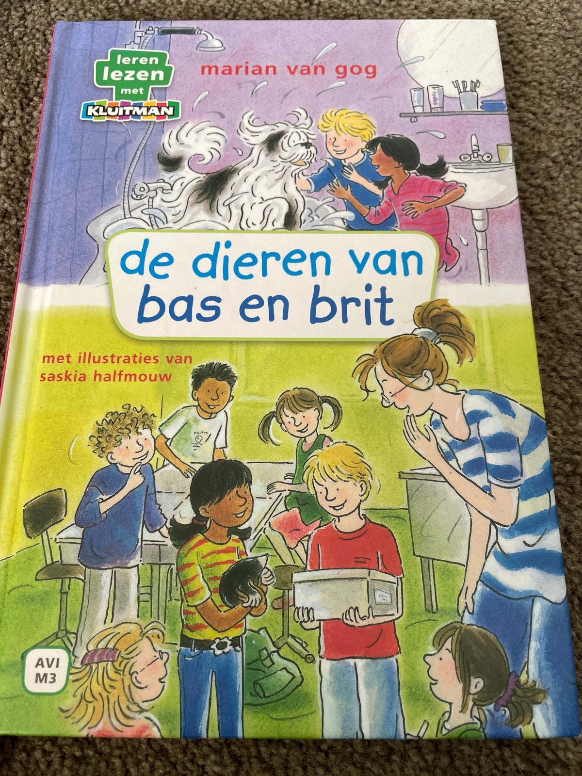 De dieren van Bas en Brit - Leren lezen met Kluitman, Ophalen of Verzenden, Zo goed als nieuw, Fictie algemeen