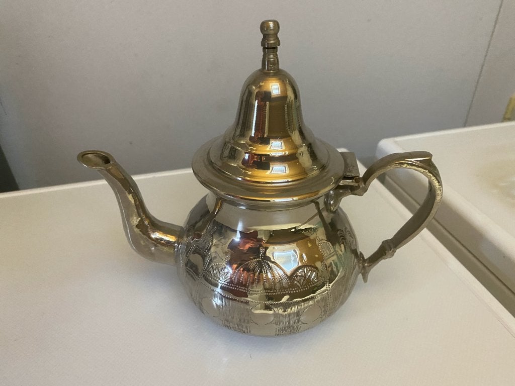 Marokkaanse theepot, Ophalen of Verzenden, Gebruikt, Overige stijlen, Overige typen