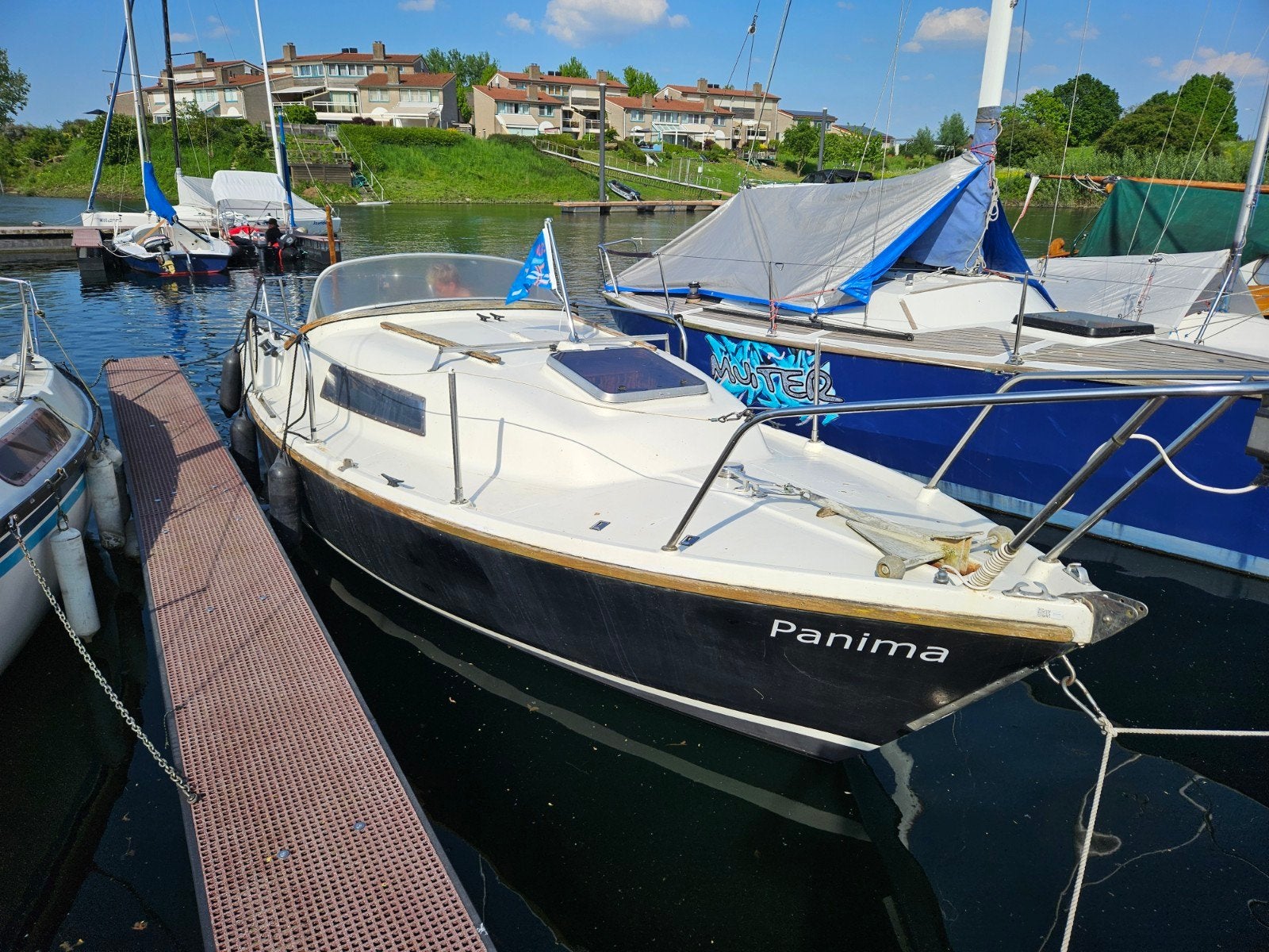 Leuke kajuitboot zonder motor, t.e.a.b., Watersport en Boten, Kajuitboot, Ophalen of Verzenden, Gebruikt