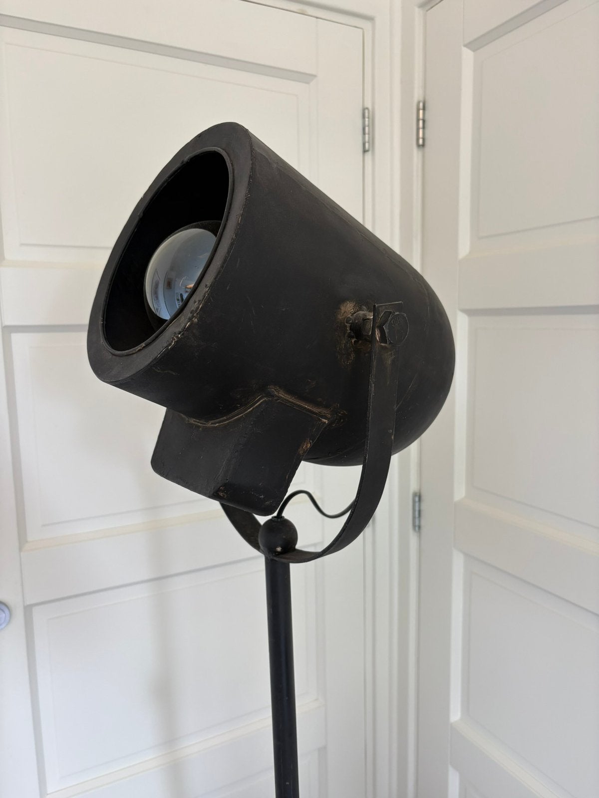 Industriele studio lamp - metaal, Ophalen, Metaal, Industrieel, 150 tot 200 cm