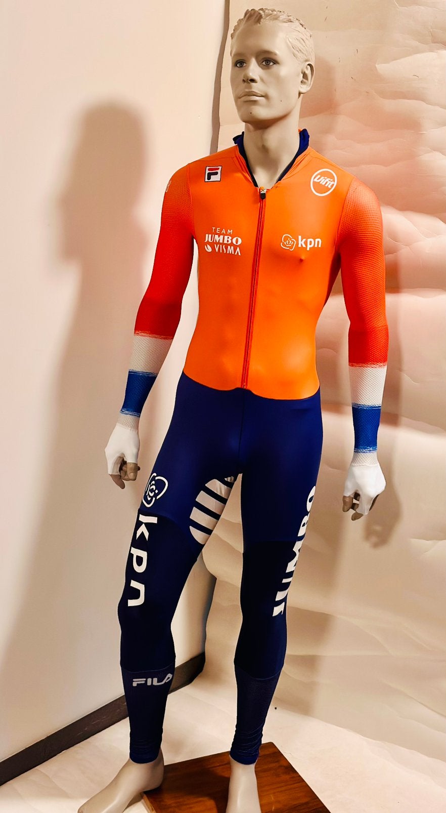 Schaatskleding schaatspak snelpak speedsuit maat L rubber, Sport en Fitness, Schaatsen, Ophalen of Verzenden, Zo goed als nieuw