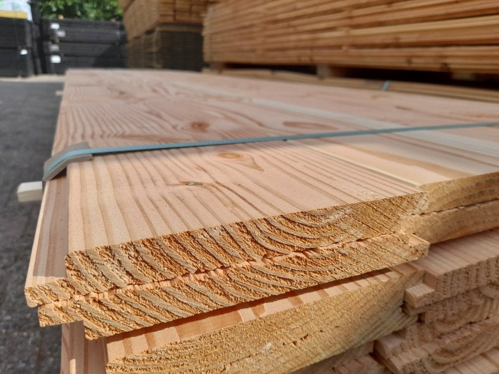 Douglas sponningplanken 18x195. Mooie kwaliteit! (*), Tuin en Terras, Palen, Balken en Planken, Ophalen of Verzenden, Nieuw