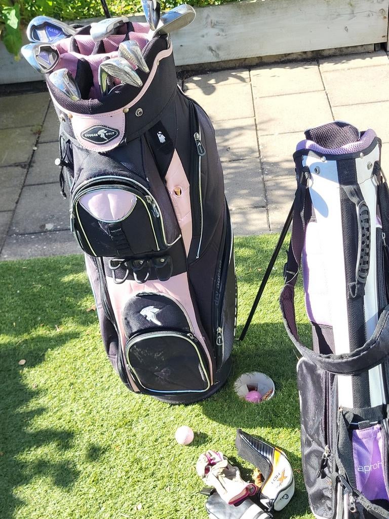 Dames golfset met twee tassen, Sport en Fitness, Golf, Ophalen, Gebruikt, Set