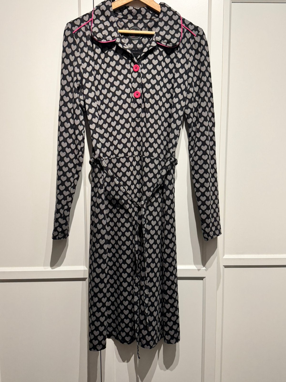 Tante betsy jurk  xl -> zie afmetingen, Blauw, Maat 46/48 (XL) of groter, Ophalen of Verzenden, Zo goed als nieuw