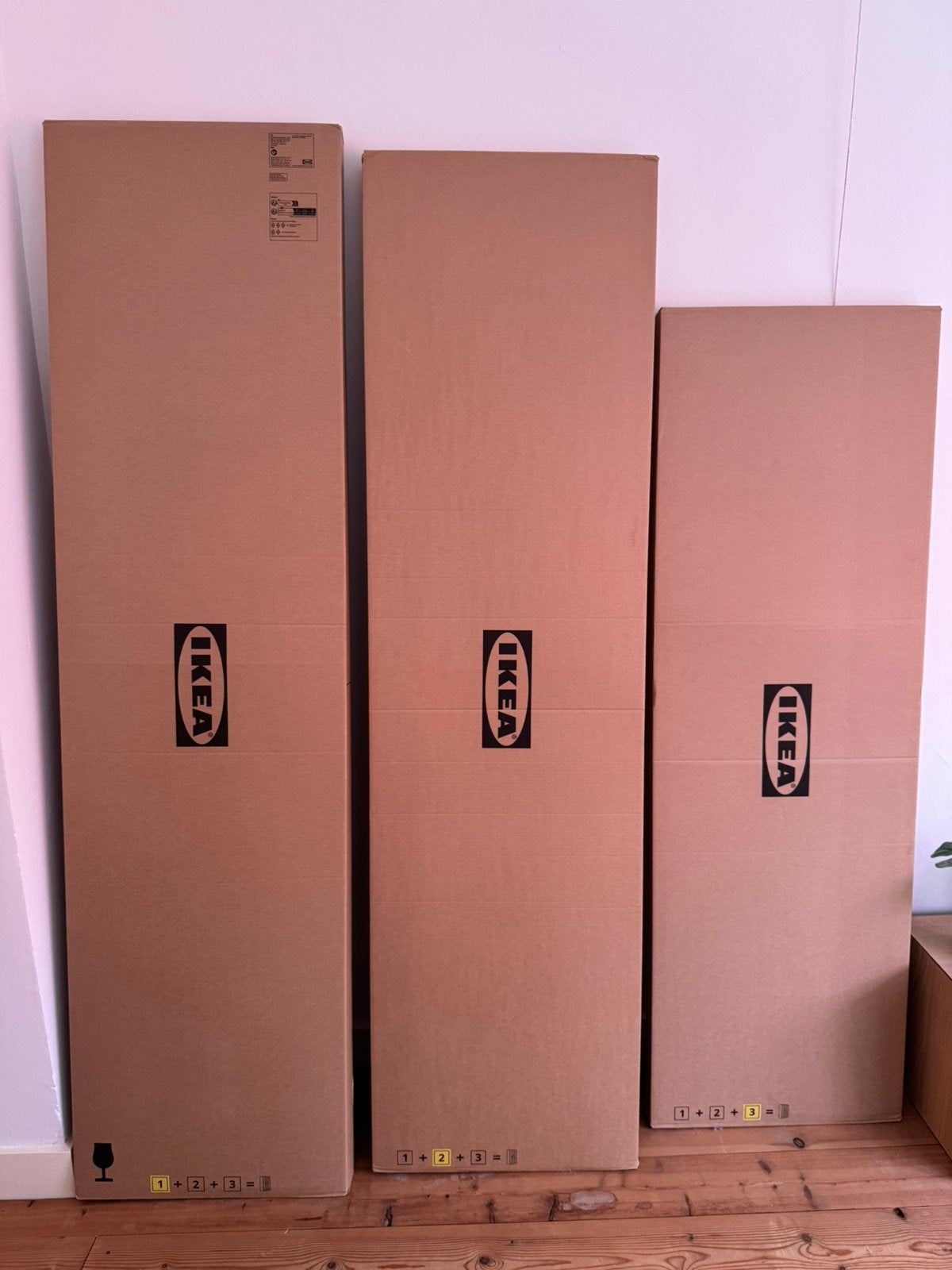 Ikea kleding kast 3deurs wit -NIEUW in de verpakking, Ophalen, Overige materialen, 100 tot 150 cm, Nieuw