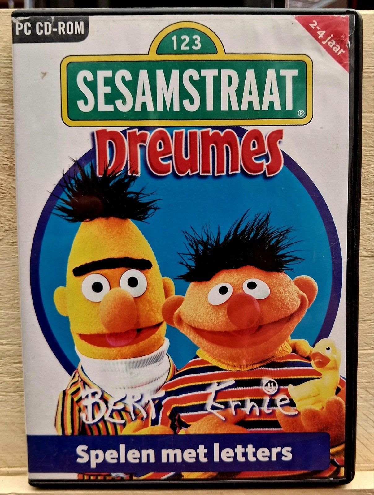 Sesamstraat Dreumes: Spelen met letters (PC CD-ROM), Spelcomputers en Games, Puzzel en Educatief, Gebruikt, 1 speler, Ophalen of Verzenden