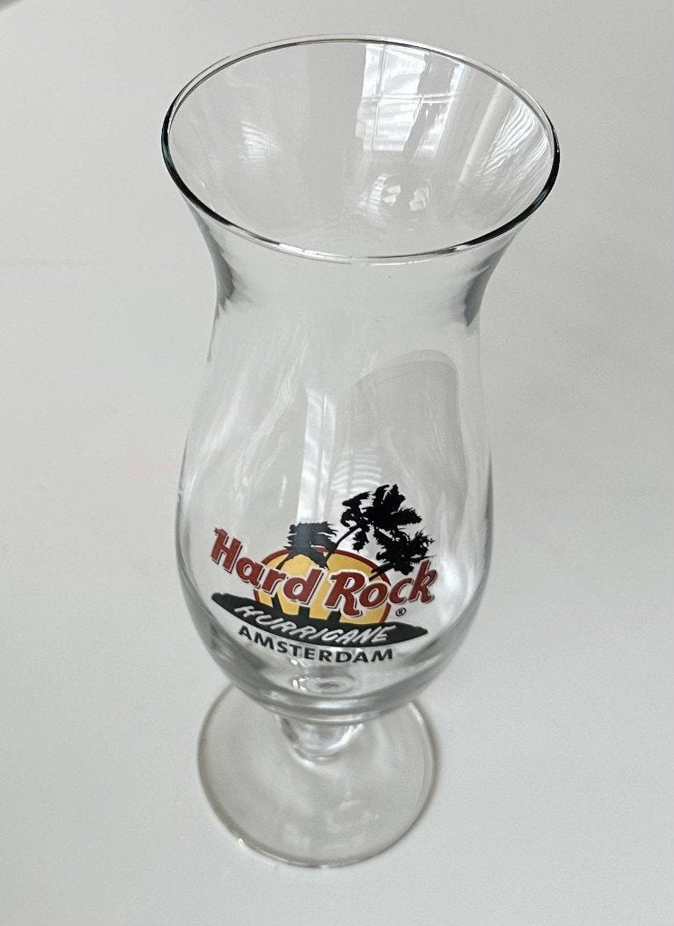 Hardrock Cafe - Hurricane glas, Verzenden, Zo goed als nieuw, Bierglas