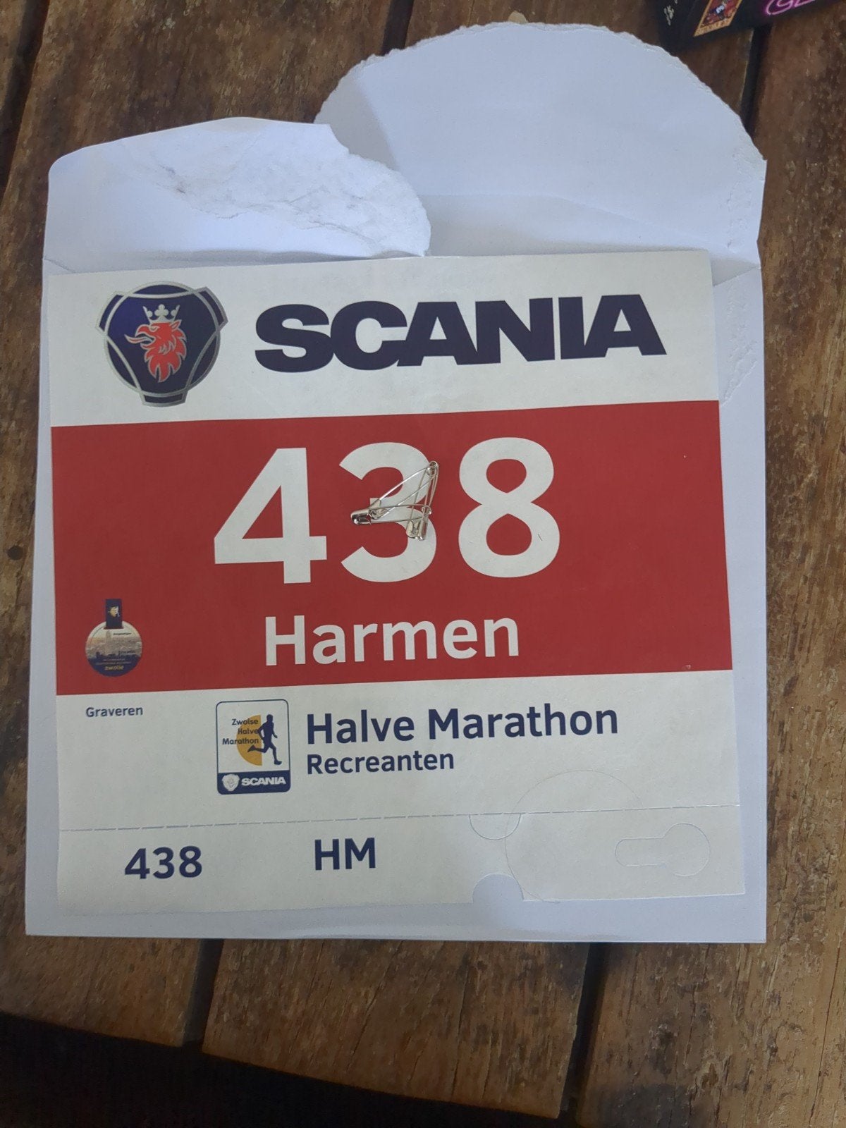 Halve Marathon Zwolle startnummer, Ophalen, Nieuw, Overige typen, Overige merken