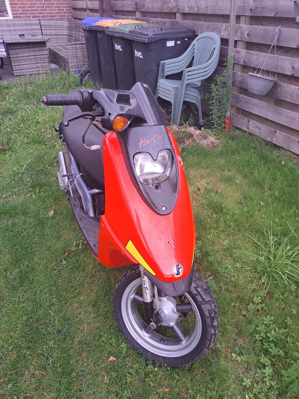 Derbi Hunter 50cc 2t Project Scooter - Bieden of Ruilen, Ophalen, Gebruikt, Overige modellen, Maximaal 45 km/u