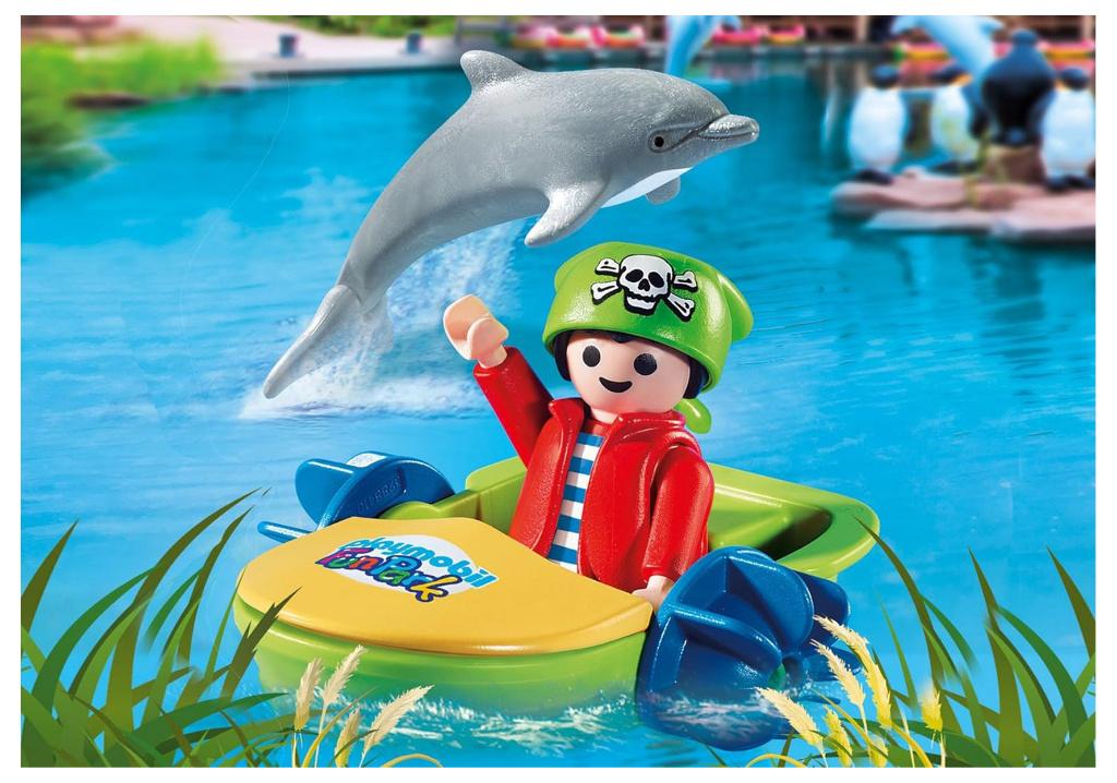 PLAYMOBIL 9412 Piraat Rico met FunPark waterfiets, Ophalen of Verzenden, Nieuw