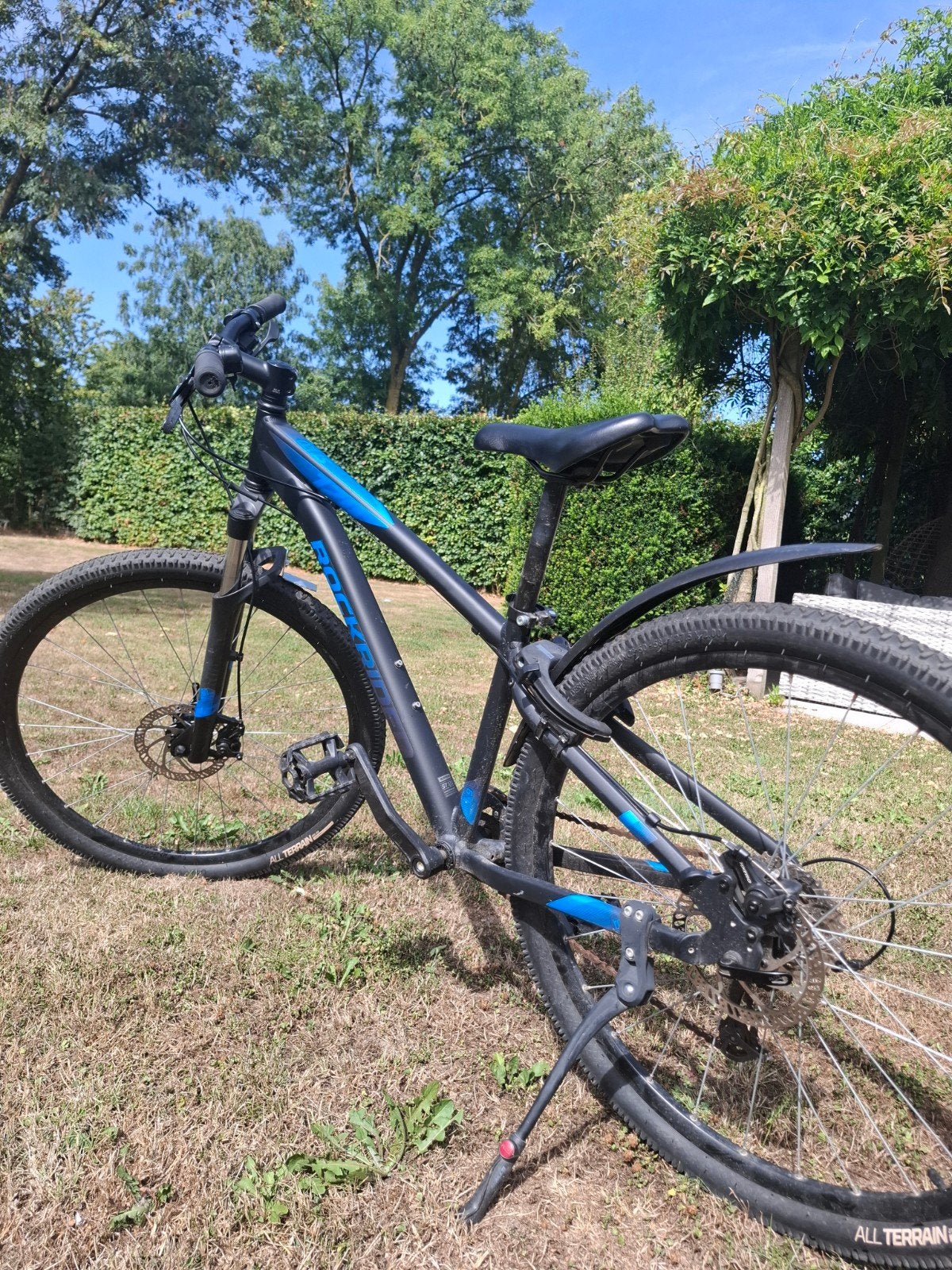 Mountainbike - Rockrider ST 120 - Zwart/Blauw, Fietsen en Brommers, Fietsen | Mountainbikes en ATB, Overige merken, Gebruikt, Hardtail