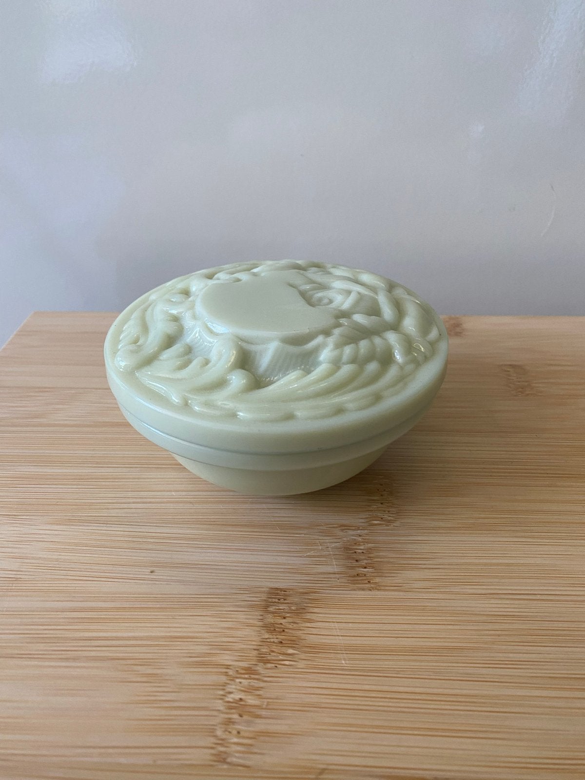 Vintage Jadeite opaline Kom met Deksel - Melkglas, Ophalen of Verzenden