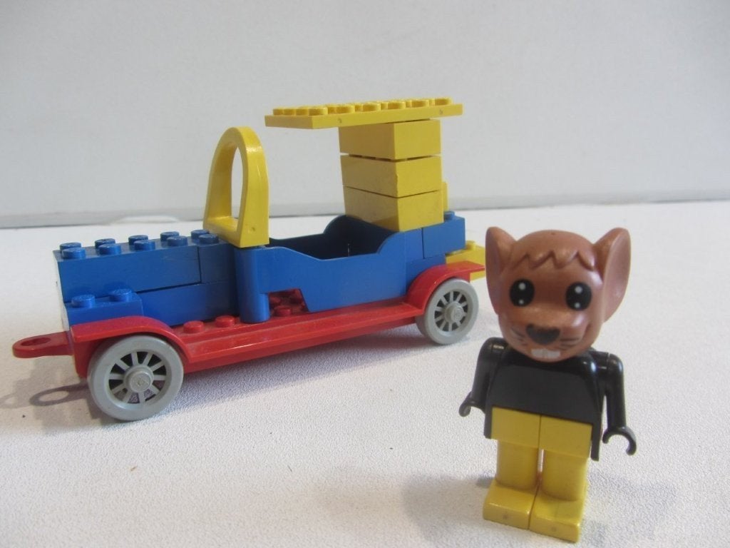 Lego Vintage Fabuland 328 Auto met Michael muis -, Ophalen of Verzenden, Gebruikt, Lego