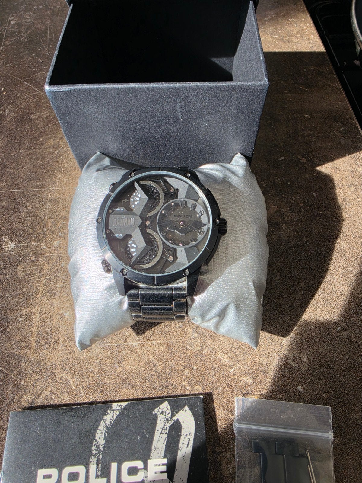 Police Batman Horloge ZGAN, Ophalen of Verzenden, Zo goed als nieuw, Overige merken