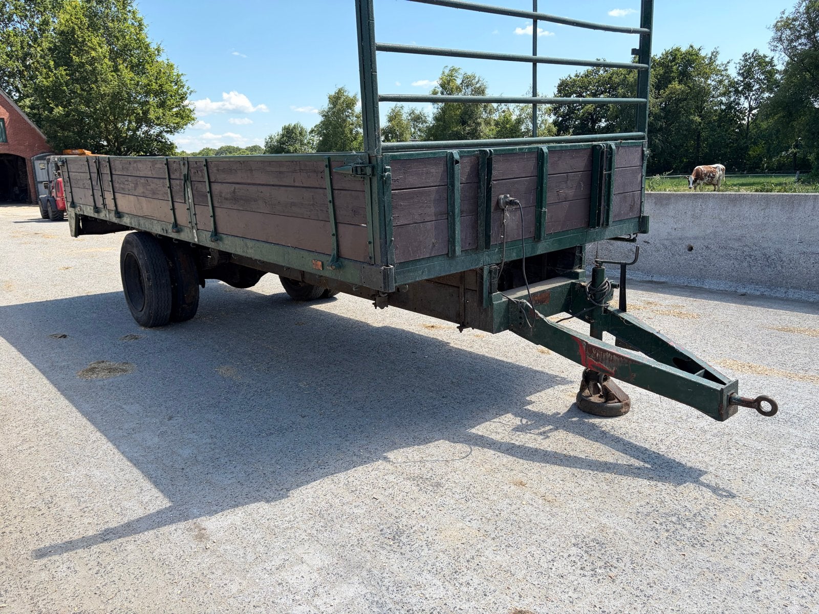 landbouwwagen, plattewagen, boerenwagen strowagen balenwagen, Ophalen