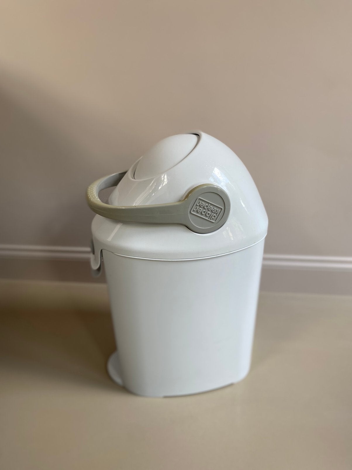 Pretura Diaper Keeper Luieremmer – Wit/Grijs, Ophalen, Gebruikt, Luieremmer, Standaard