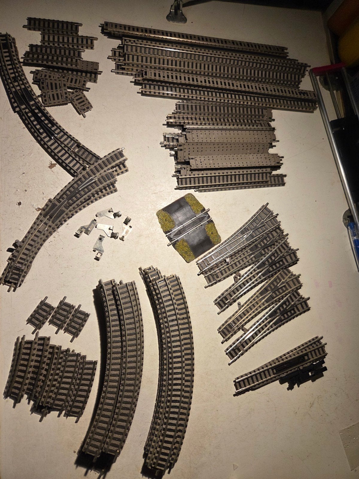Fleischmann Piccolo Rails en Wissels - 90 Stuks setprijs, Gelijkstroom, Fleischmann, Analoog, Rails