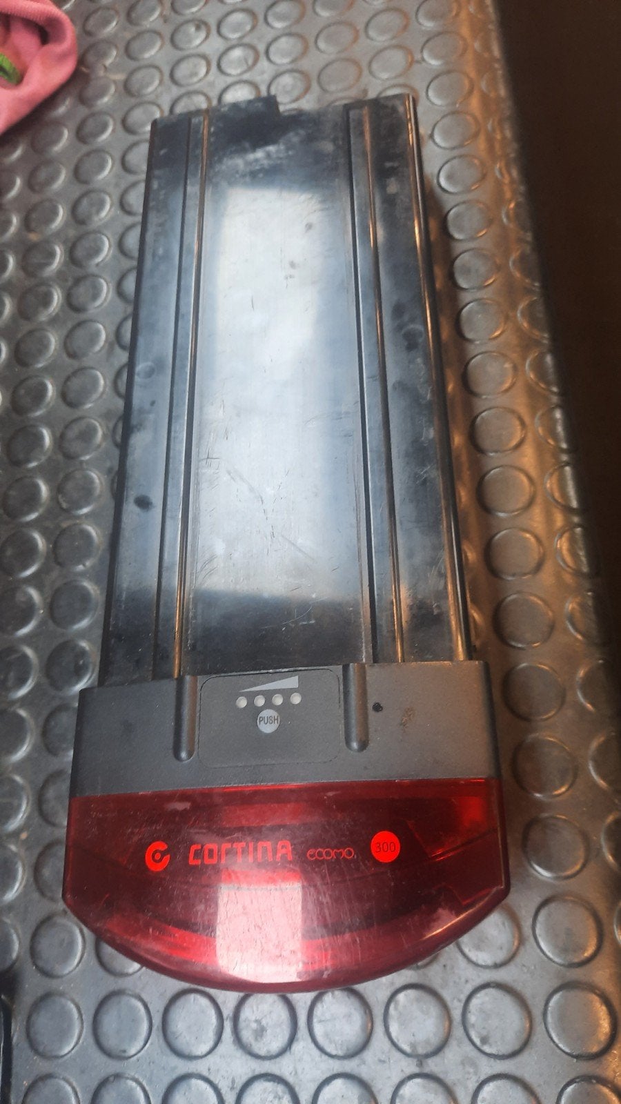 Cortina Ecomo 300 fietsaccu 36 V - Gebruikt incl. testrappor, Gebruikt, ., Ophalen of Verzenden, Cortina