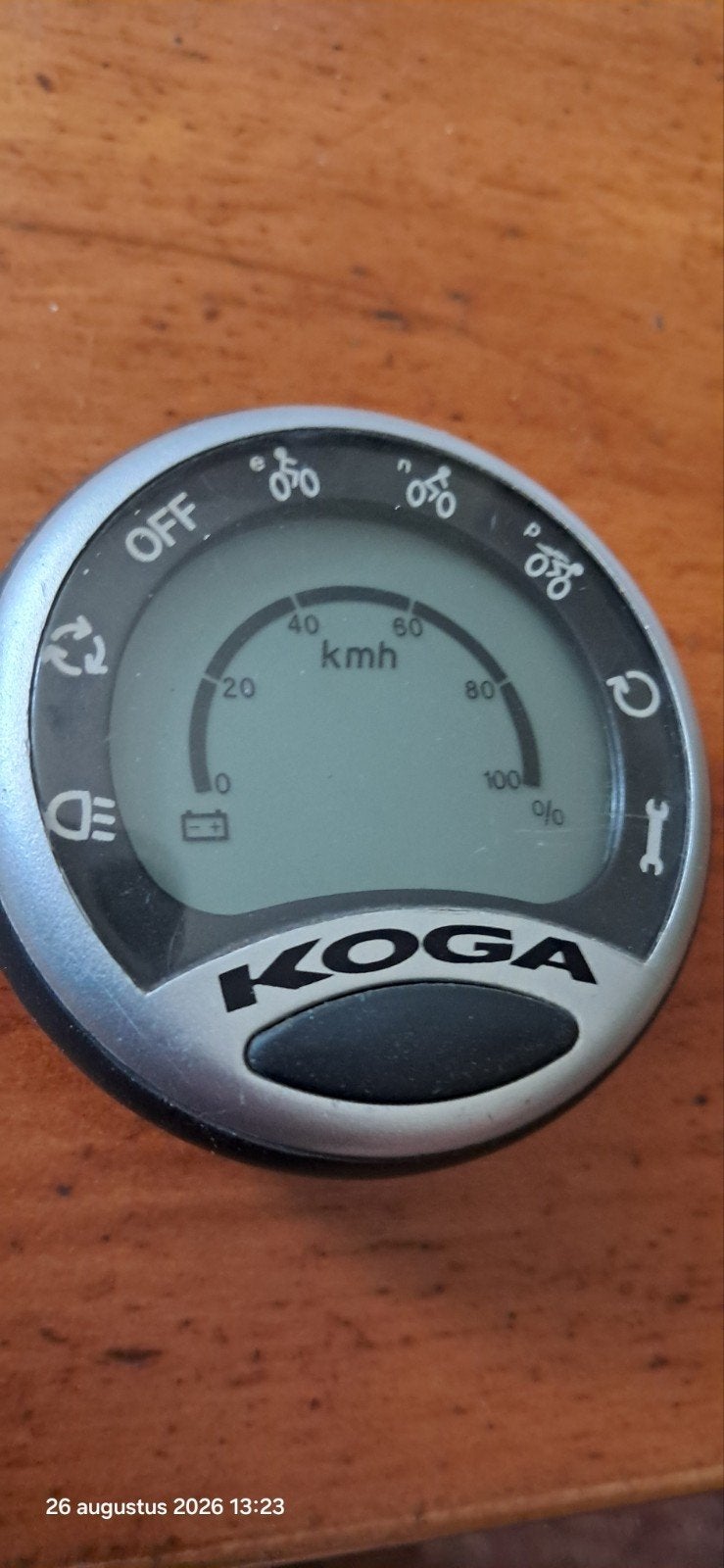 Koga fietscomputer / display, Ophalen