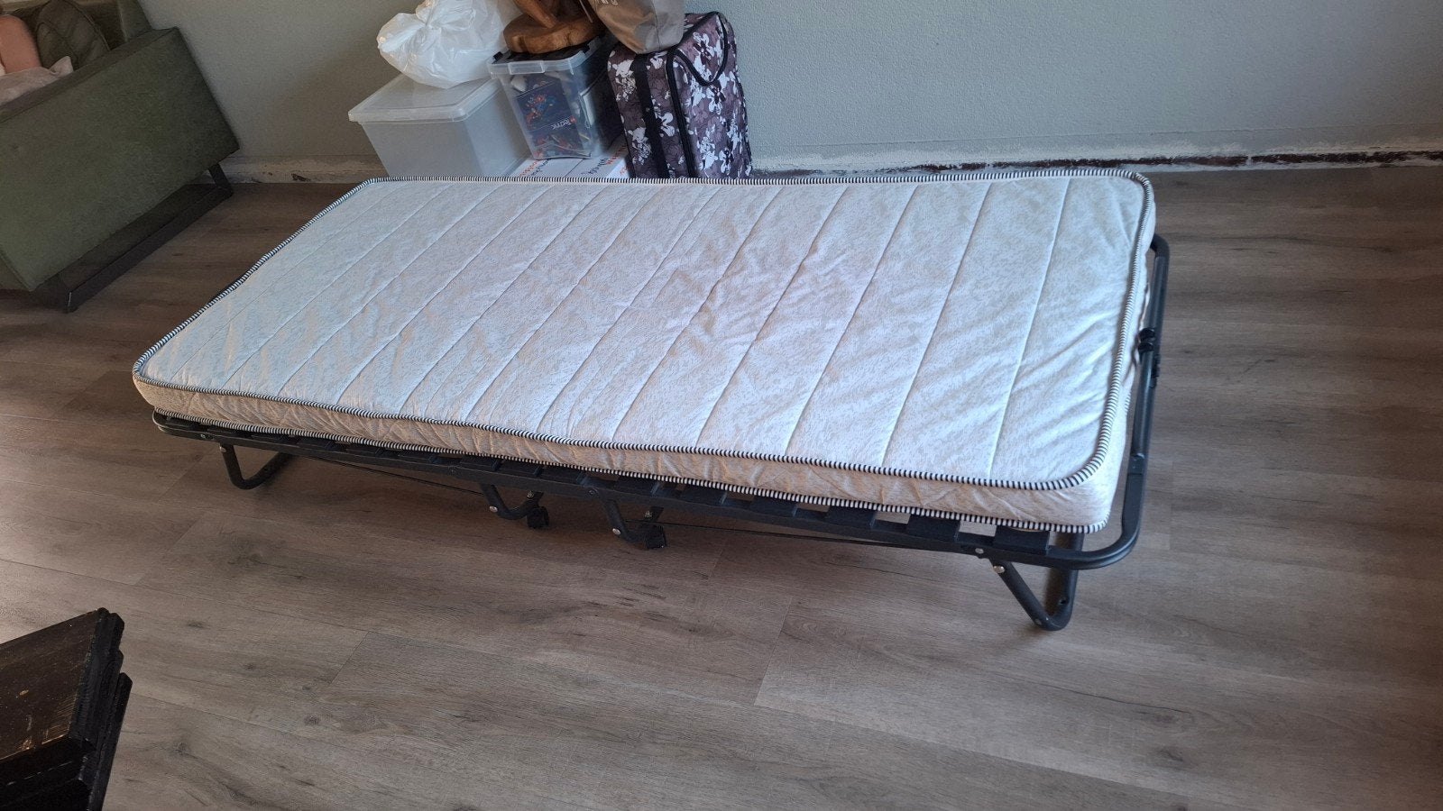 Opklapbed 1 persoons incl matras, Huis en Inrichting, Ophalen, Zo goed als nieuw, Eenpersoons, 90 cm