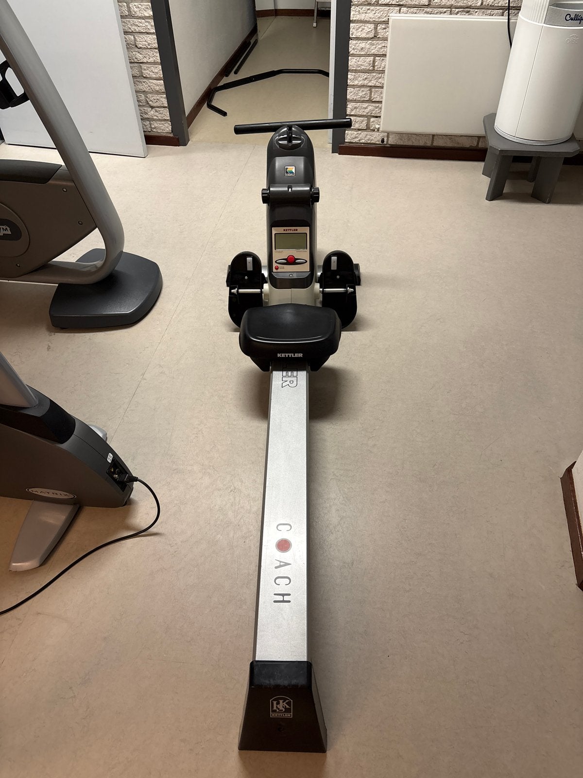 Kettler Coach Roeitrainer, Sport en Fitness, Ophalen, Gebruikt, Armen, Metaal