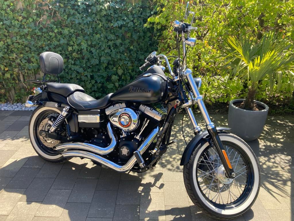 Harley-Davidson Dyna Street Bob (FXDB) 2012 Stage 1, 2 cilinders, Sportuitlaat, Gebruikt, Particulier