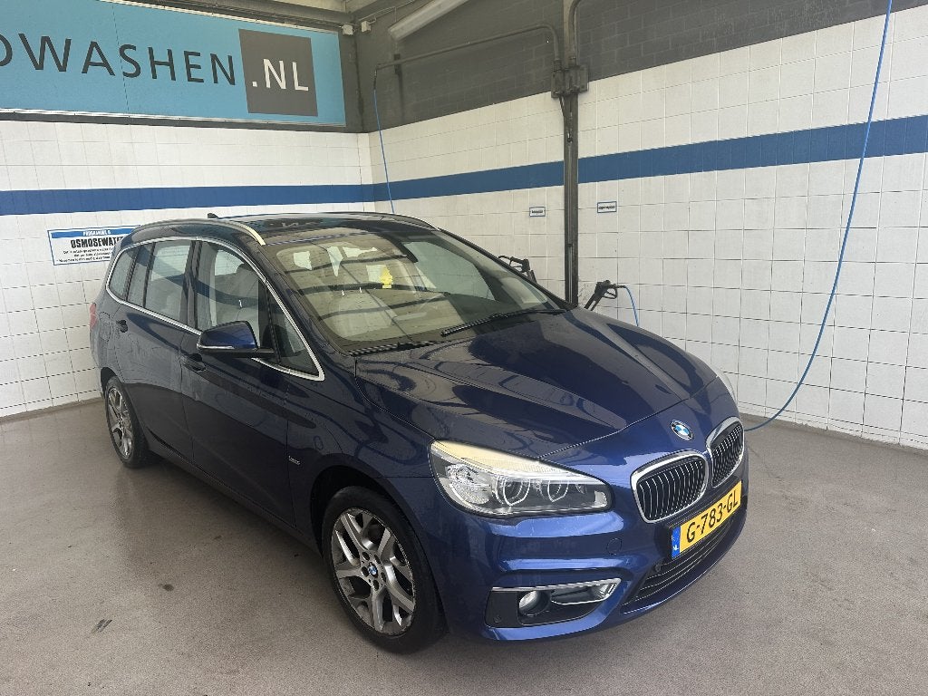 BMW 2-Serie Gran Tourer 216d 116pk 7p. 2017 Blauw, Auto's, BMW, Voorwielaandrijving, 2-Serie Gran Tourer, Blauw, Leder