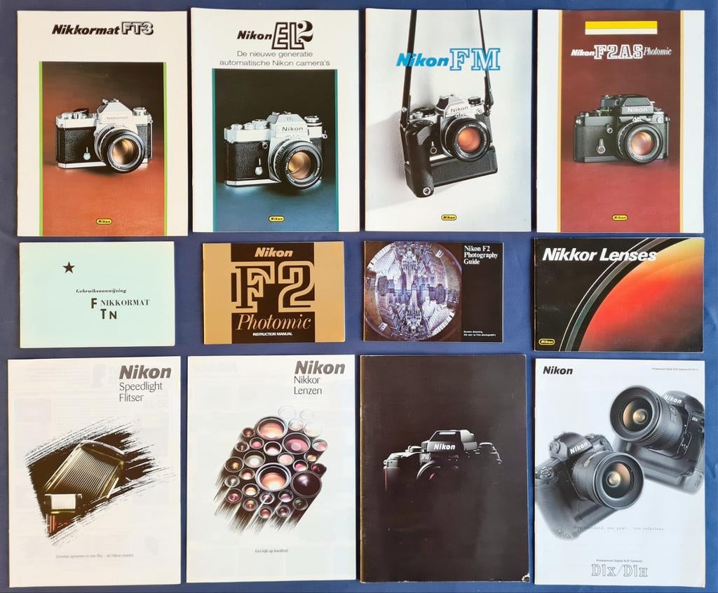Nikon brochures + Gebruikershandleidingen, Nikon, Overige typen, Ophalen of Verzenden, Nikon