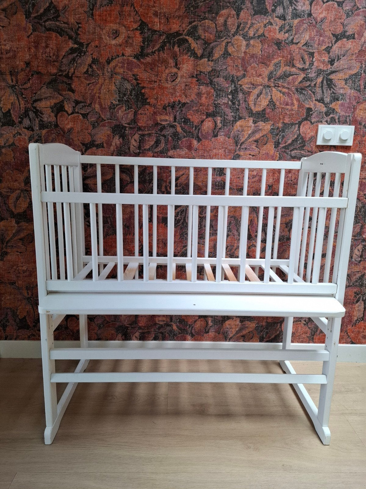 Wit co-sleeper wiegje, Kinderen en Baby's, Babywiegjes en Ledikanten, Ophalen, Gebruikt, Wieg