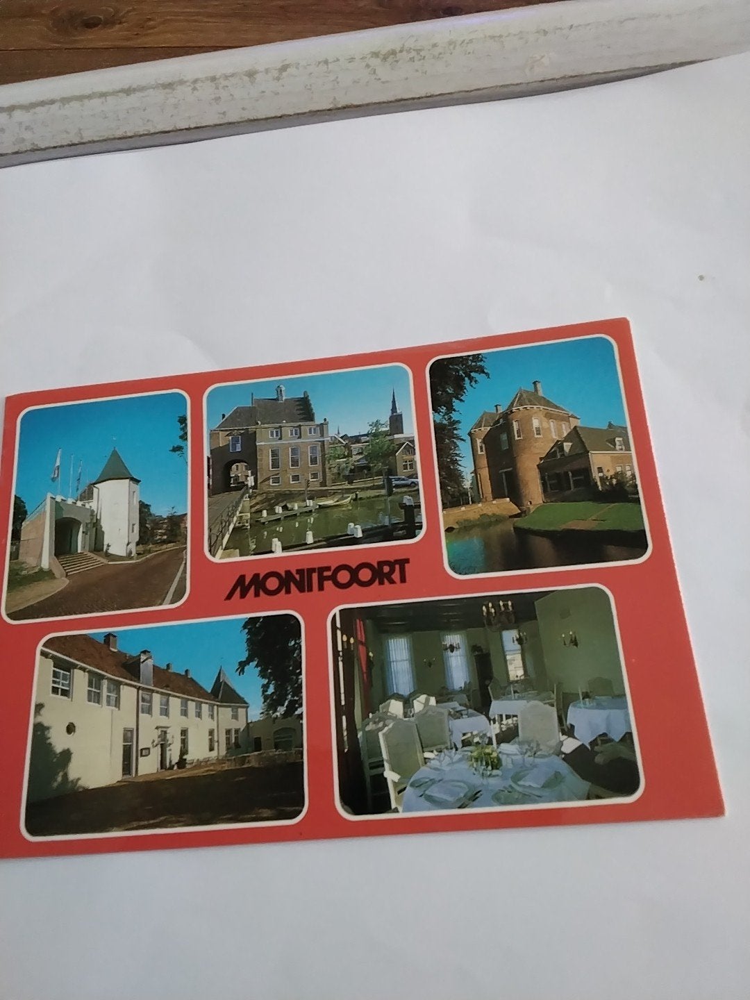 Ansichtkaart Montfoort (prov. Utrecht) - Kasteel en omgeving, Ophalen of Verzenden