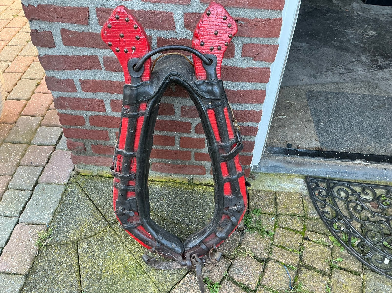 Te koop antieken paardenhaam, Ophalen, Gebruikt