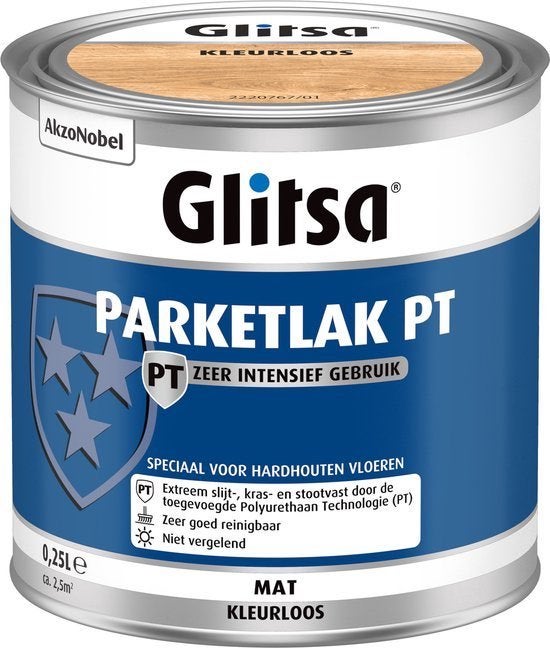 Glitsa - Parketlak Pt Mat - Kleurloos - 250 Ml, ., Nieuw, Ophalen of Verzenden, .