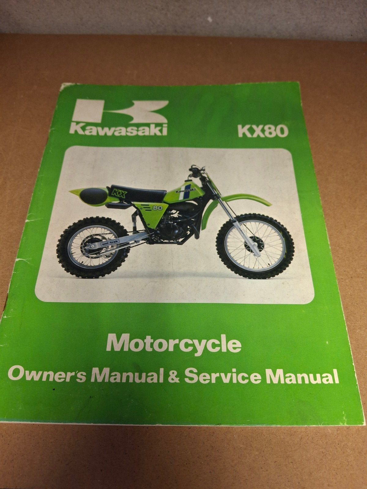 Kawasaki KX80 Motorfiets Gebruikers- en Servicehandleiding, Ophalen of Verzenden, Kawasaki
