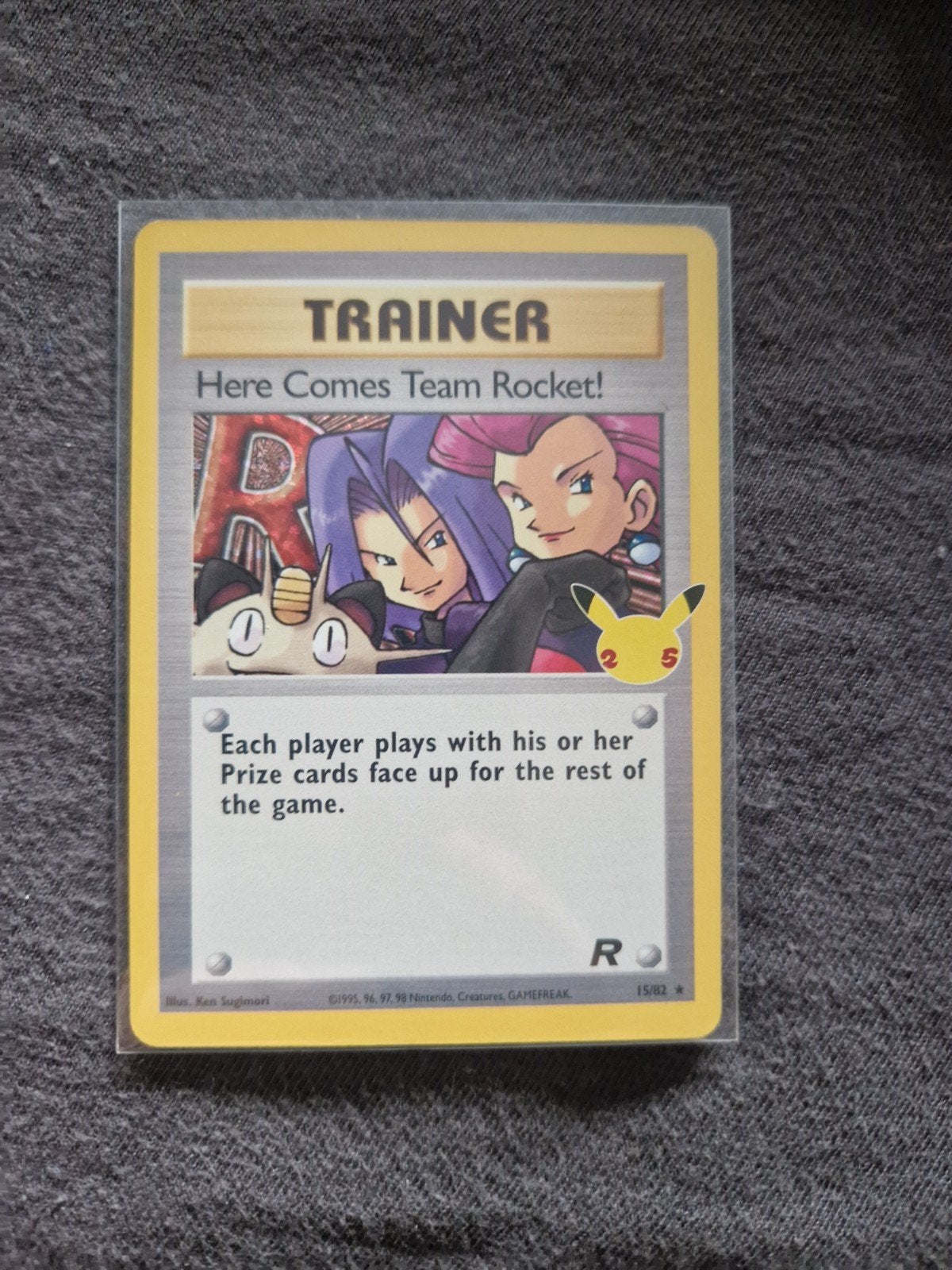 Pokémon Kaart: Here Comes Team Rocket! (Celebrations), Ophalen of Verzenden, Zo goed als nieuw, Losse kaart